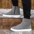 Зимние уличные плюшевые зимние ботинки до щиколотки для мужчин